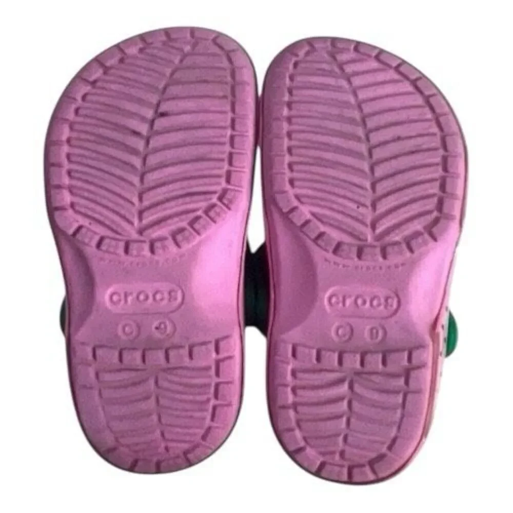 Crocs x Jolly Rancher Limited Edition Girls Pink Watermelon Clog Size 9C Sandals